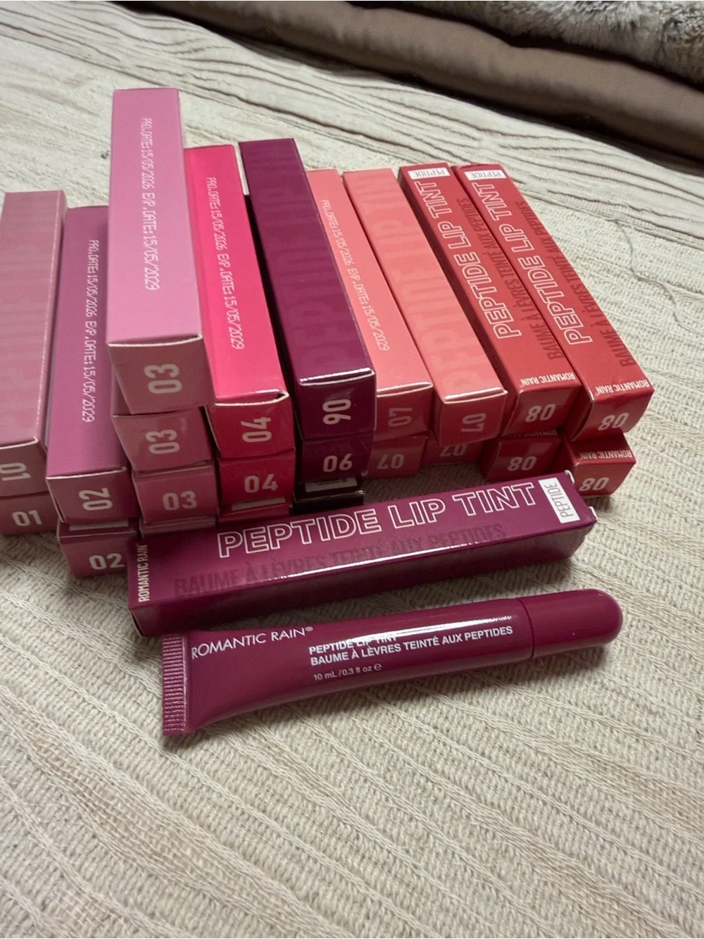 Romantic Rain Peptide Lip Tint - Plum Pink Shade 6 NIB